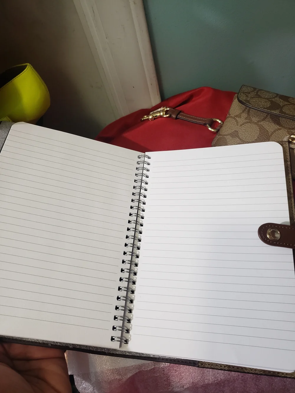Coach Signature  Notebook And Sunglass Case